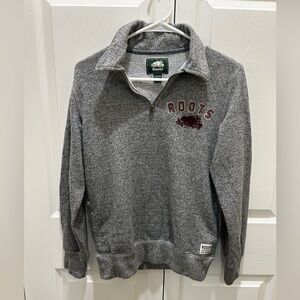 Roots Canada Original Zip-Up Sweater Grey XXS TTP